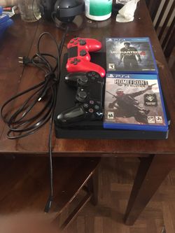 PS4 with games