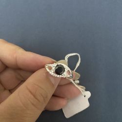 Real 925 Sterling Silver Wedding Ring Size 8