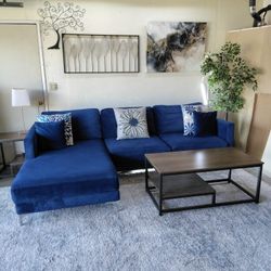 Blue Sectional Couch Free Delivery 🛋️🚚