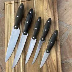 Vintage Quality Micheal Graves set Of 5 Knives. 
