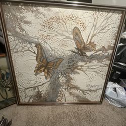 Vintage Mid Century Rare Butterfly