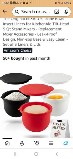 Silicone mixing bowls  (3)