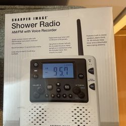 Sharper Image Shower Radio 