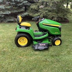John Deere X570 Riding Lawnmower With A 48 Inch Deck And 24 HP Kawasaki Motor 