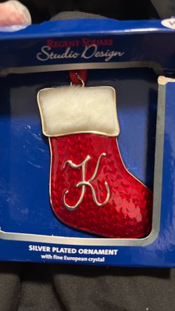 Regent square studio ornament monogram k
