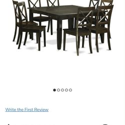 EAST WEST FURNITURE 9 PC. DINING ROOM SET KITCHEN TABLE WITH 8 CHAIRS 