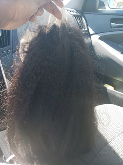 Full lace kinky wig 20 inches ..can deliver