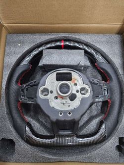 BRAND NEW 2015-2020 Volkswagen VW Golf MK7 GTI Real Carbon Fiber Steering Wheel