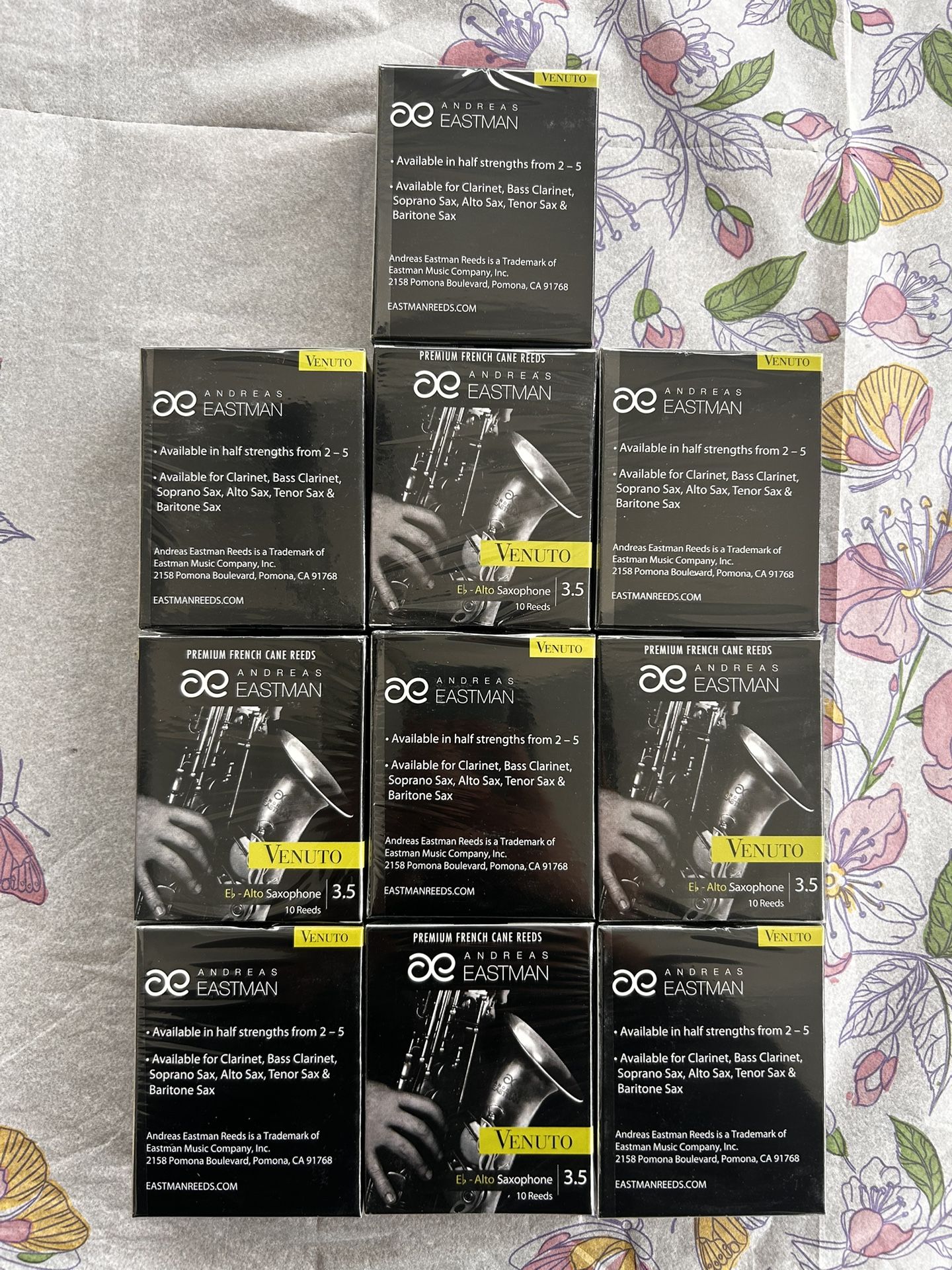 Auto Saxophone 3.5 Reeds 10 Boxes With 10 Reeds In Each One
