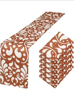 6 Cielito Lindo Table Runner 71 x 13'' Talavera Table Decor, Brown
Brown Terracotta Flower, Mexican Fiesta Themed Decor, Mexican Baby Shower