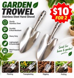 🌱 Stainless Steel Garden Trowel Set – 2 for $10