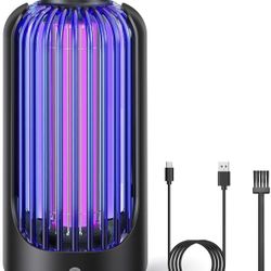 Bug Zapper for Indoor Outdoor, Rechargeable Mosquito Zapper with 3600V High Powered, Electric Pest Control Insect Fly Zapper Can Attract Gnats, Mosqui