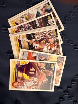 Upper Deck NBA Lakers Basketball Cards Lot