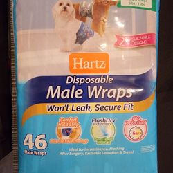 Disposable Male Dog Wraps