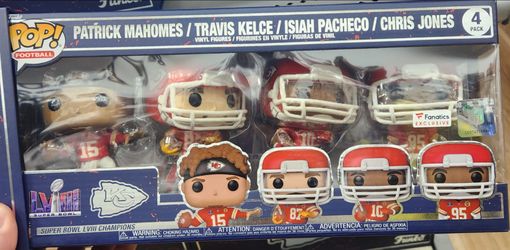 Kansas City Chiefs Funko Super Bowl LVIII Champions Exclusive POP! Four-Pack New