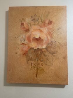 Blum Rose Floral Canvas Wall Art