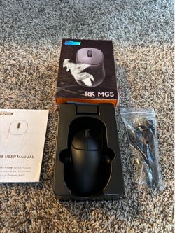 RK ROYAL KLUDGE MG5 8K Wireless Gaming Mouse, 42K DPI PAW3950 Sensor, 56g Lightweight Ergonomic Mouse, Dual 8000Hz Polling Rate, Tri-Mode 2.4G/BT/USB-
