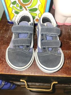 Boys Vans Velcro Shoes 5T