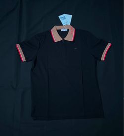 Burberry Black Polo Shirt with Tags