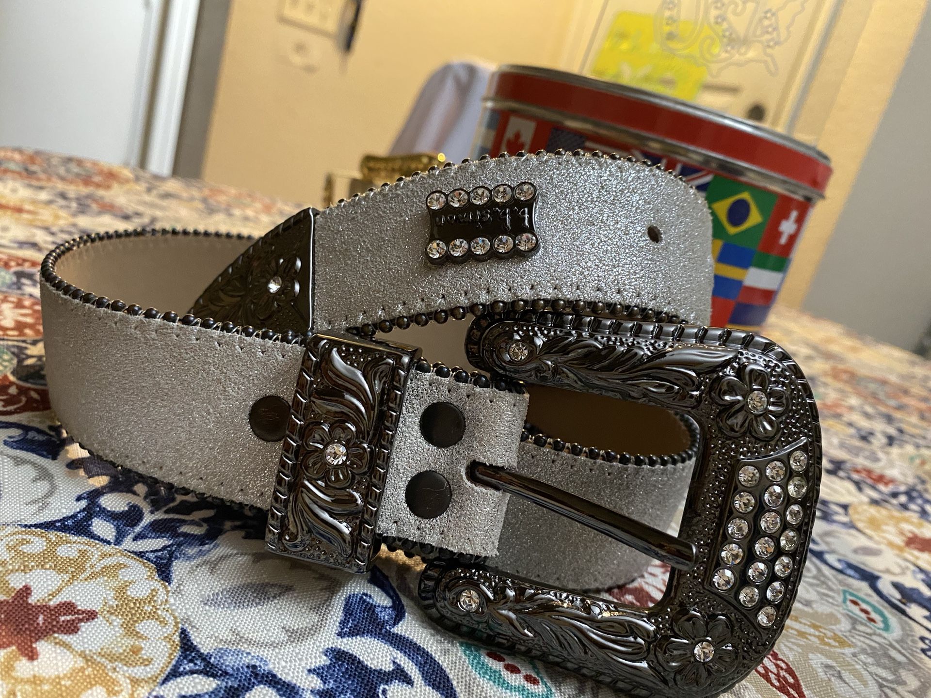 Black Sliver Trojan BB Simons Belt