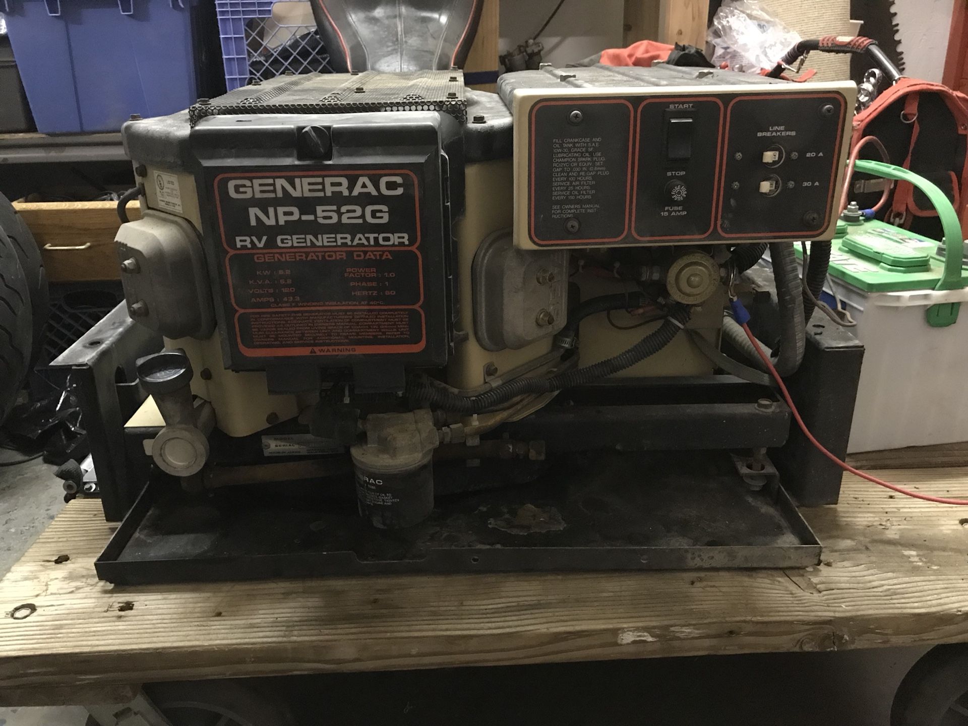 Generac RV generator