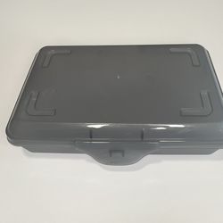 Gray Plastic Storage Container 