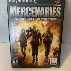 Mercenaries PS2 Game 