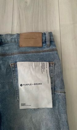 purple jeans