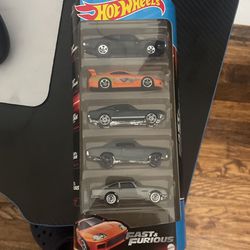 Fast and Furious Hot Wheels 5 Pack