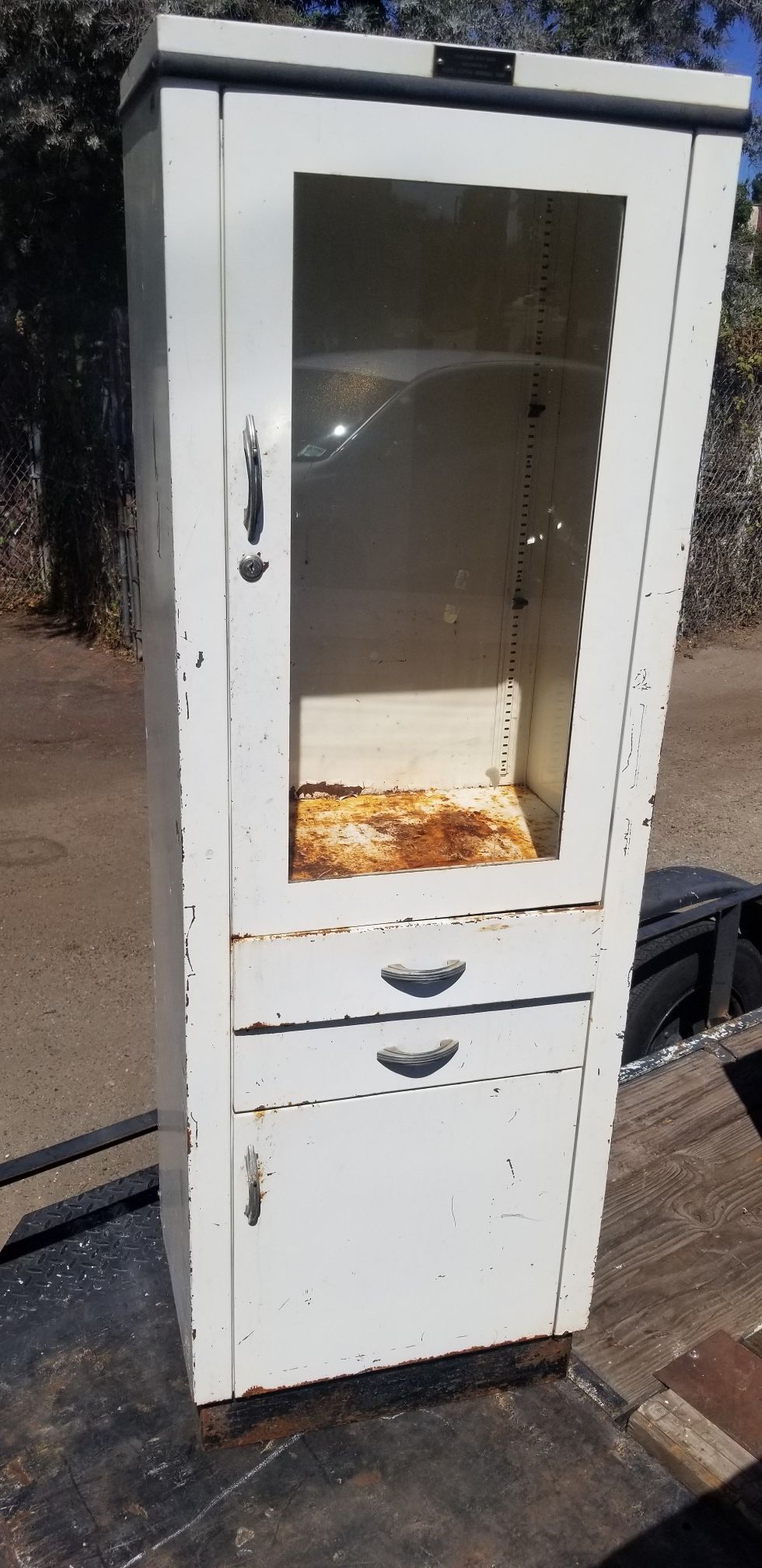 Antique Medical Cabinet