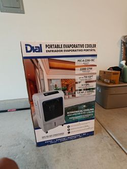 Dial Portable Evaporative Cooler PEC-A-2200-1RC