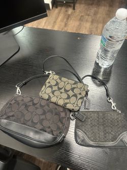 3  bolsas coach por $50