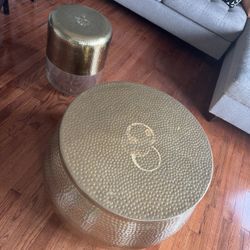 Two Gold Tables
