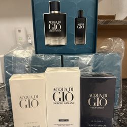 Acqua Di Gio EDT PROFONDO & Parfum Colonge 
