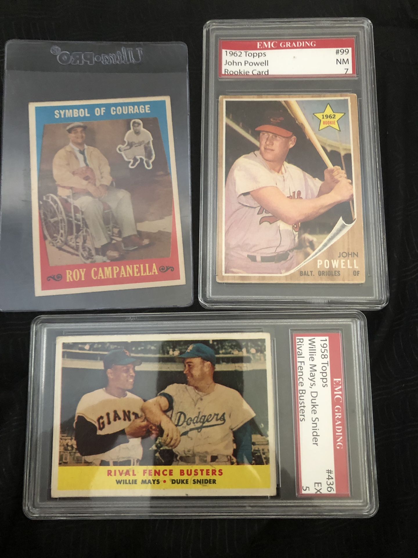 Vintage Topps Baseball cards
