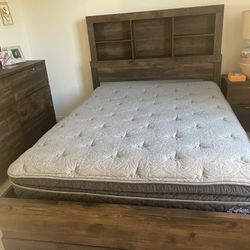 New QUEEN BED,FRAME AND MATTRESS