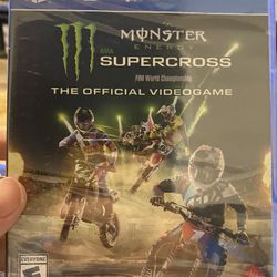 Monster Energy Supercross Ps4 Brand New Sealed 