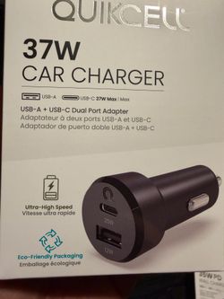 QuickCell 37 W Car charger new
