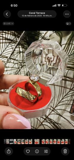 Oferta!!!! Anillo De Compromiso 10k