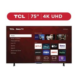 TCL 75” Class S4 4K UHD HDR Smart TV 75s451