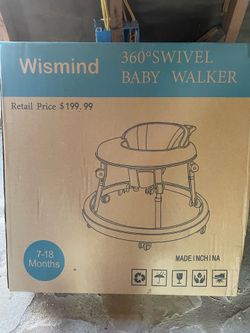 Brand New Wismind 360° Swivel Baby Walker (Ages 7-18 Months)