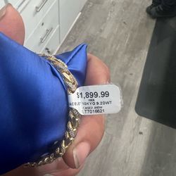 Cuban link bracelet (monaco)