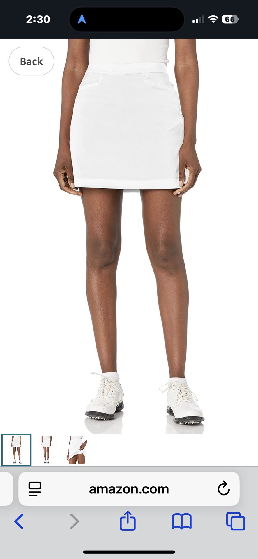 PGA Tour Skort- White, Size 12- Never Worn! See Details…