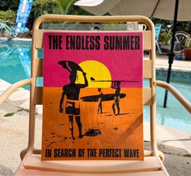 Endless Summer Metal Sign backyard BBQ (tin / metallic)