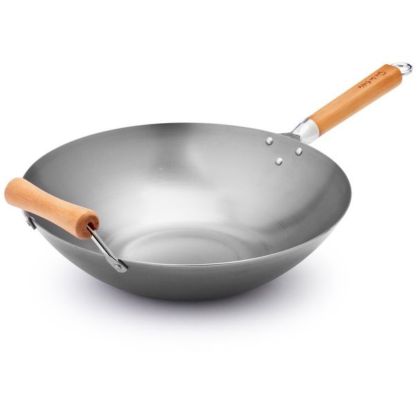 Sur La Table Professional Carbon Steel Wok 14" inch