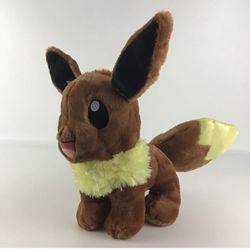 POKEMON EVEE PLUSH SIZE BIG  12”” HEIGHT 12” WIDTH  GREAT CONDITION 