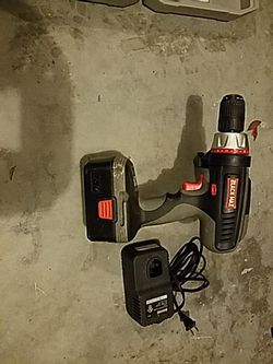 Black Max 24 volt hammer drill with charger