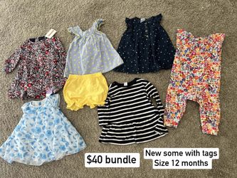 Baby Girl Bundle Size 12months $40