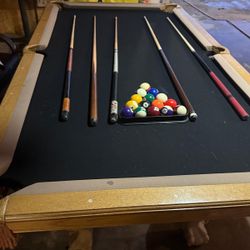 Pool Table And Dart Board