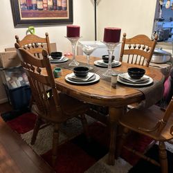 Real Wood Dinning Room Set 